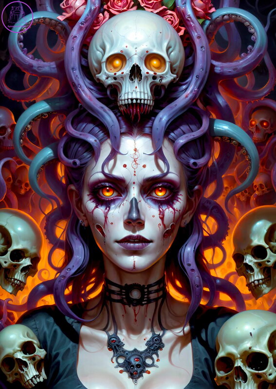 ENJOY Puzzle Temná čarodějka 1000 dílků