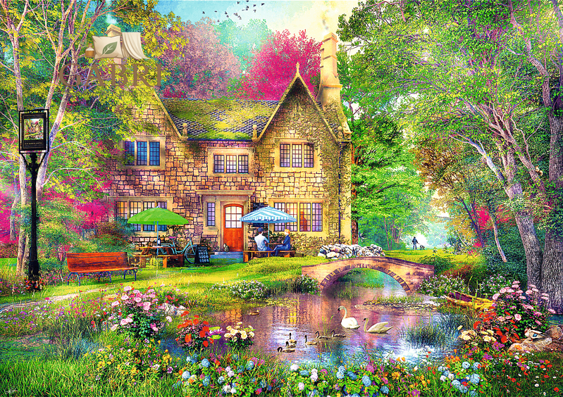 TREFL Puzzle Lesní útočiště 1000 dílků