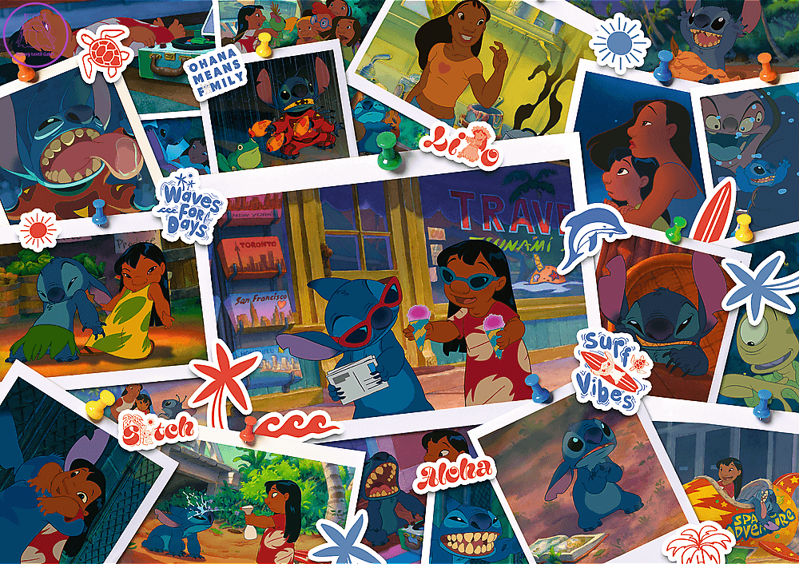 TREFL Puzzle Lilo&Stitch: Sladké vzpomínky 1000 dílků