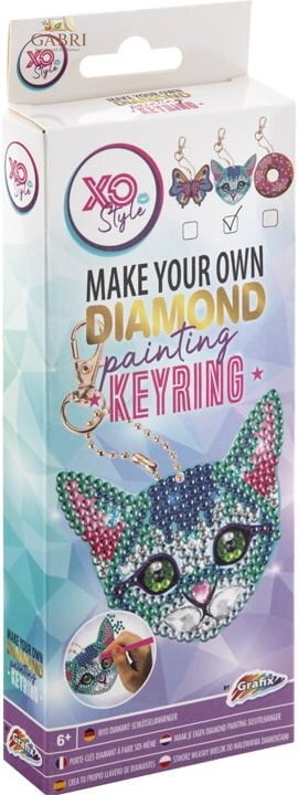 GRAFIX Diamantové malování Přívěsek Kočka