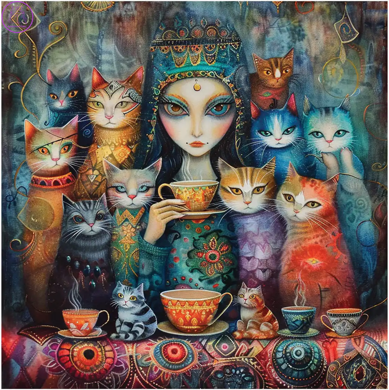 ANATOLIAN Čtvercové puzzle Magické oči 1024 dílků