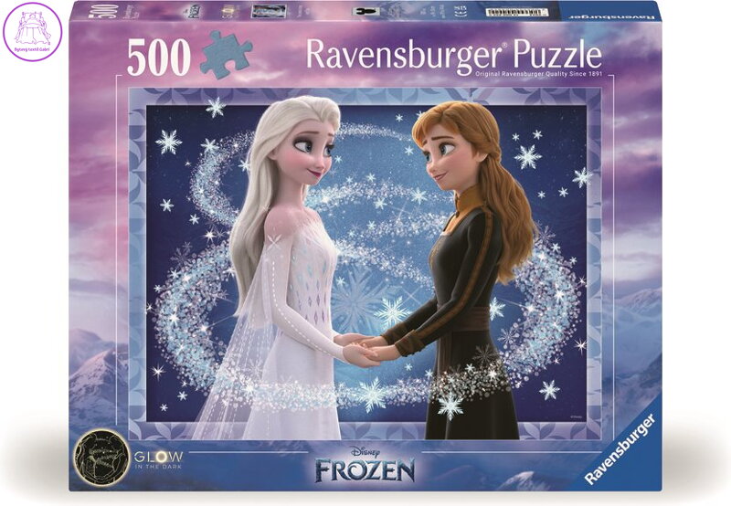 RAVENSBURGER Puzzle Disney: Ledové království: Elsa a Anna 500 dílků