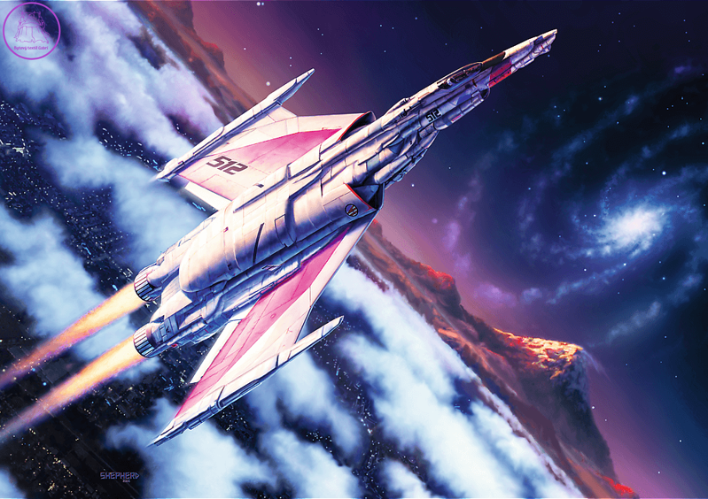 TREFL Puzzle Premium Plus Tea Time: Let do vesmíru 1000 dílků