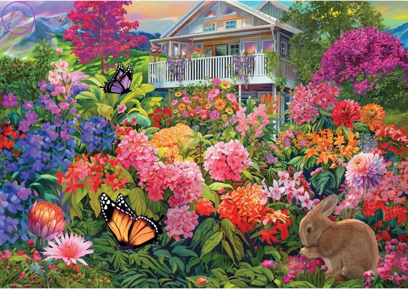 EUROGRAPHICS Puzzle Králičí zahrada 104 dílků