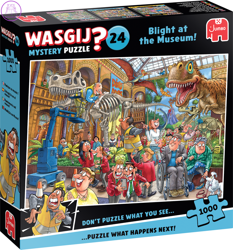 JUMBO Puzzle WASGIJ Mystery 24: Plíseň v muzeu 1000 dílků