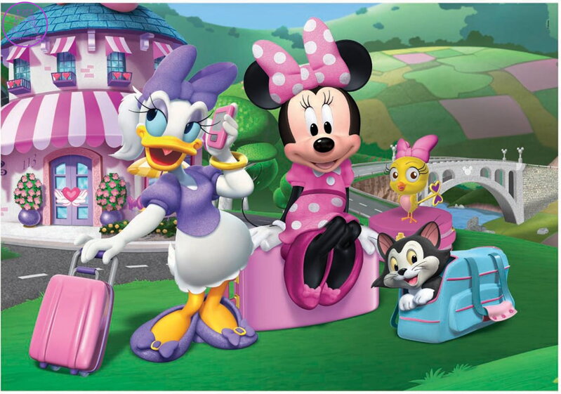 CLEMENTONI Puzzle Minnie a Daisy na dovolené 30 dílků