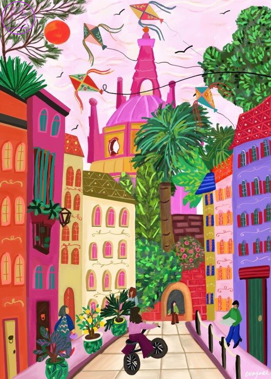 PIECES & PEACE Puzzle Mexiko 500 dílků