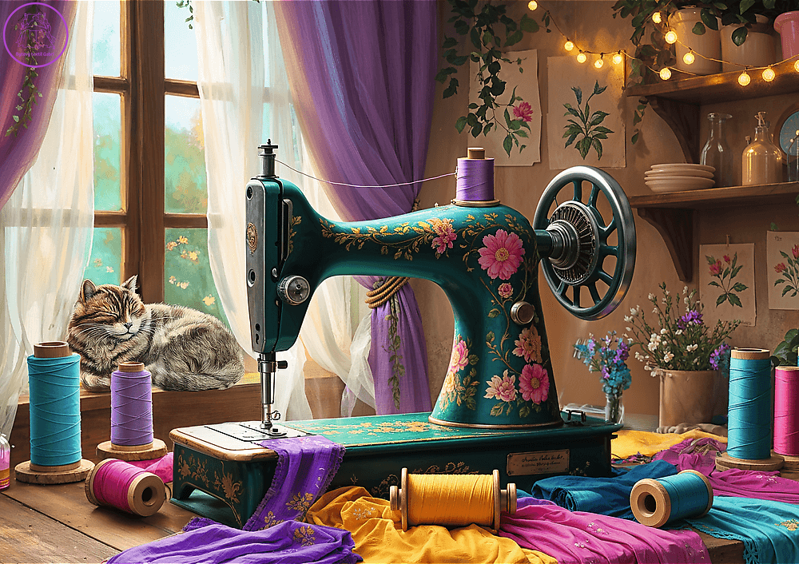 TREFL Puzzle Moje šicí dílna 1000 dílků