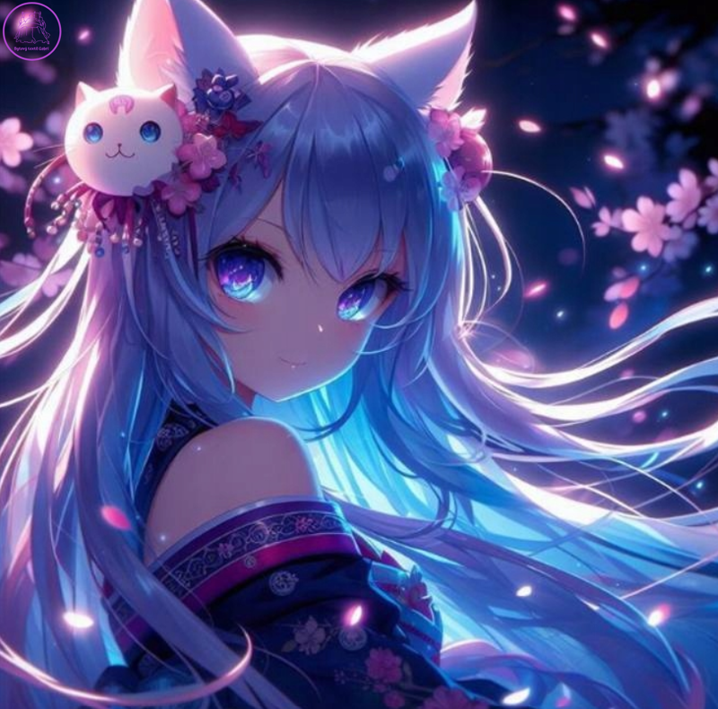 NORIMPEX Diamantové malování Dívka Lis 30x40cm