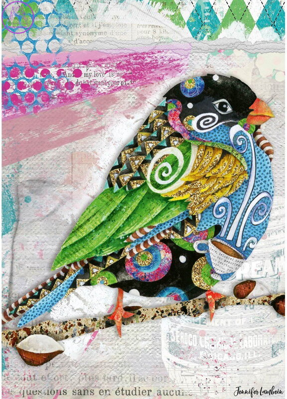 RAVENSBURGER Puzzle Abstraktní pták 1000 dílků