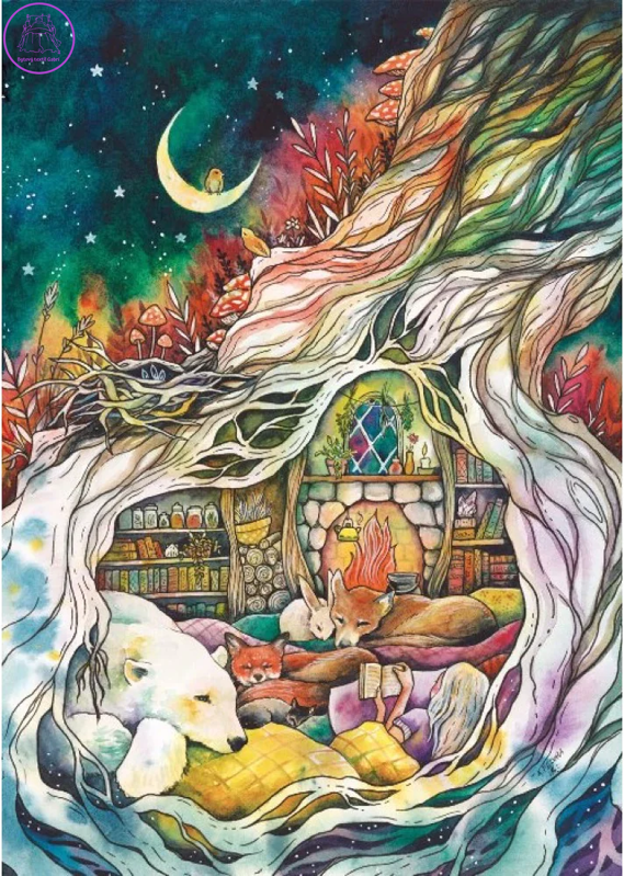 MAGNOLIA Puzzle Klidná Země 1000 dílků