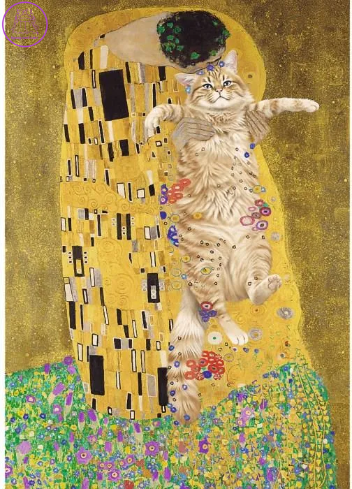 TREFL Puzzle Kočičí polibek 1000 dílků