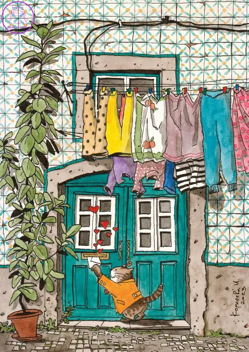 MAGNOLIA Puzzle Láska je ve vzduchu 1000 dílků