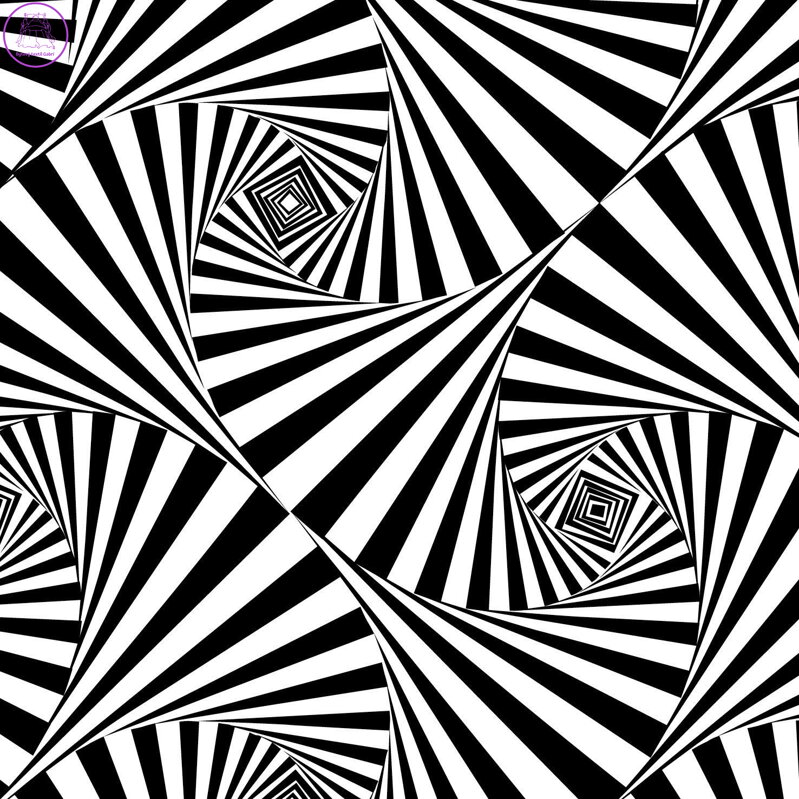 CURIOSI Čtvercové puzzle Q Shimmer: Iluze V 79 dílků