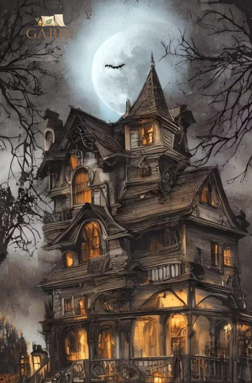 NORIMPEX Diamantové malování Strašidelný dům 30x40cm