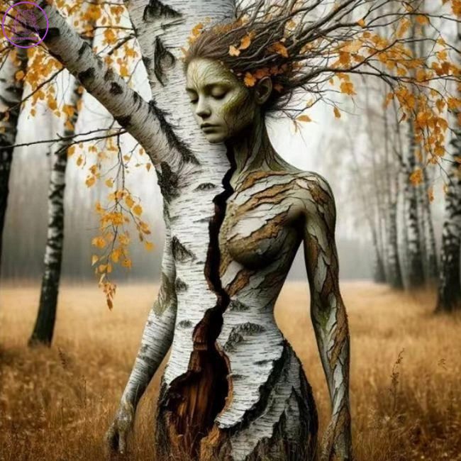 NORIMPEX Diamantové malování Nymfa v lese 30x40cm