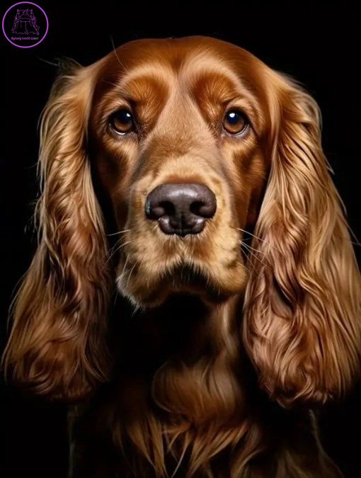 NORIMPEX Diamantové malování Irský setr 30x40cm