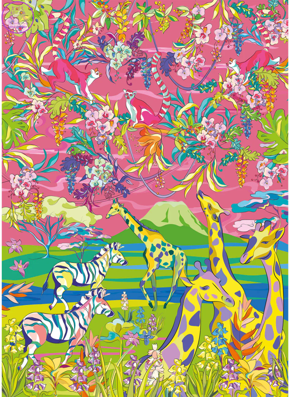 GIBSONS Puzzle HoT: Divoká savana 1000 dílků