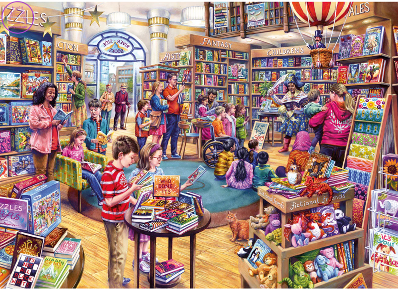 GIBSONS Puzzle Obraceči stránek XL 500 dílků