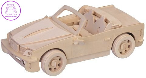 WOODEN TOY , WCK 3D puzzle Velké BMW