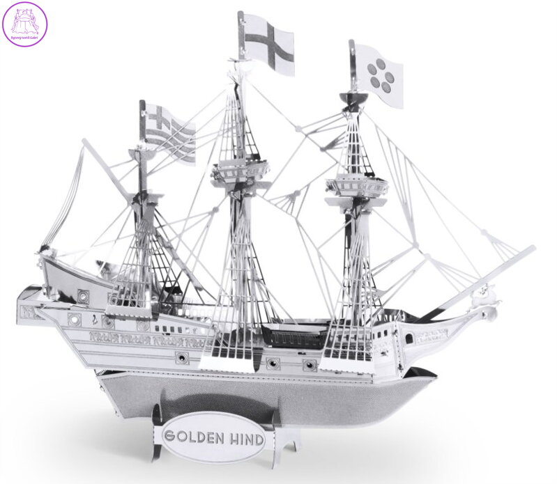 METAL EARTH 3D puzzle Loď Golden Hind