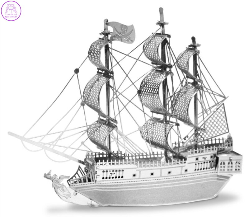 METAL EARTH 3D puzzle Black Pearl (Černá perla)