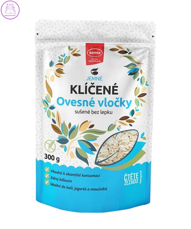 Vločky ovesné klíčené 300g Semix bez lepku 736