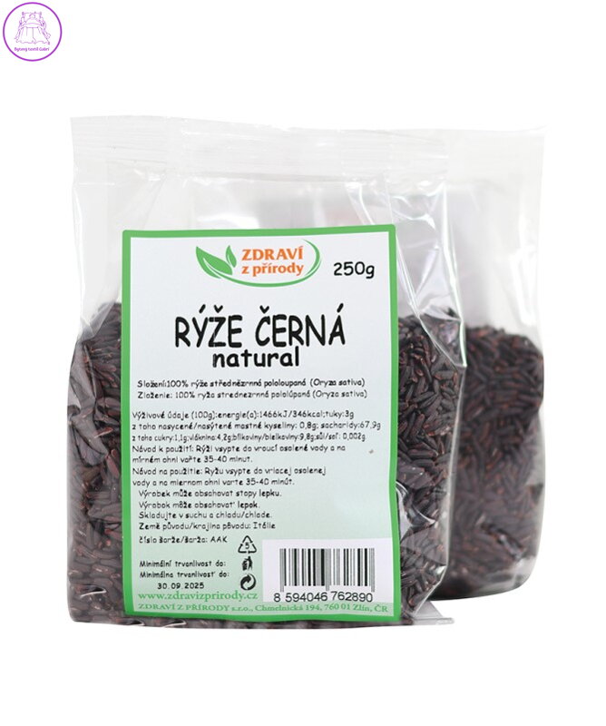 Rýže černá 250g ZP  2921