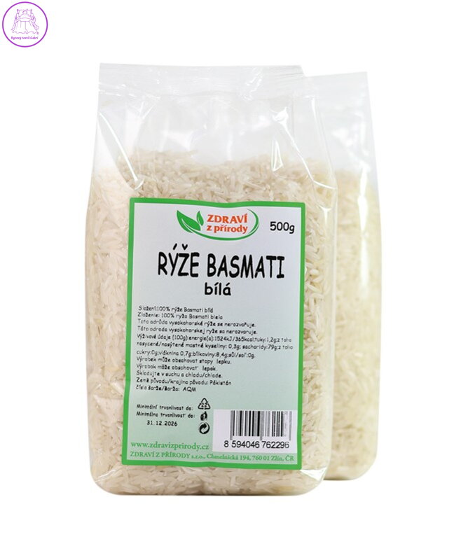 Rýže basmati bílá 500g ZP 2920