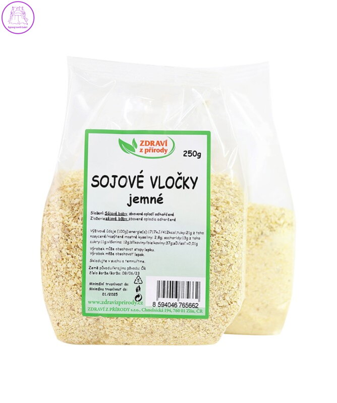 Vločky sojové jemné 250g ZP 2652