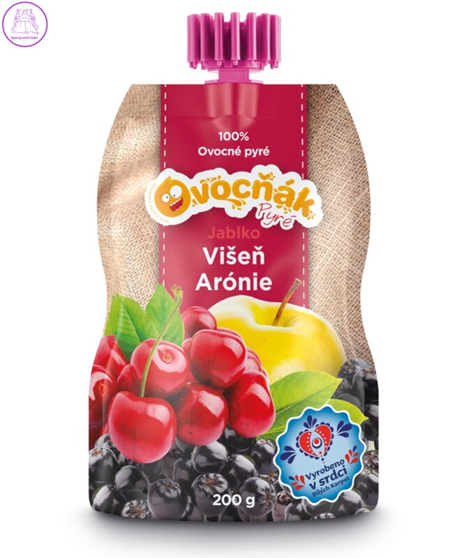 Pyré jablko-višeň-aronie 200g Ovocňák 1181