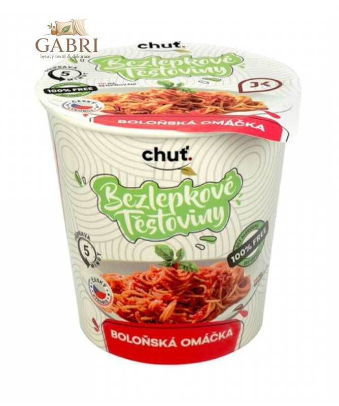 Těstoviny bezlepkové s Boloňskou omáčkou 60g J.K.Food 5392