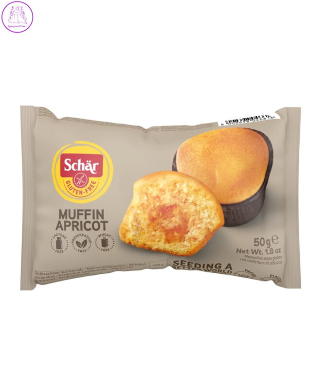 Muffin apricot meruňka 50g Schar bez lepku 5670