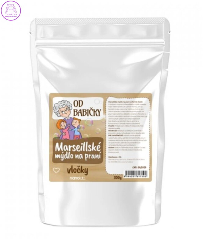 Marseillské mýdlo vločky na praní 300g Nanolab 5818