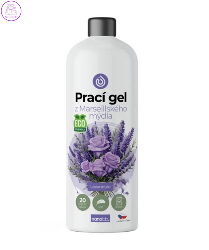 Marseillské mýdlo prací gel levandule 1l Nanolab 5819