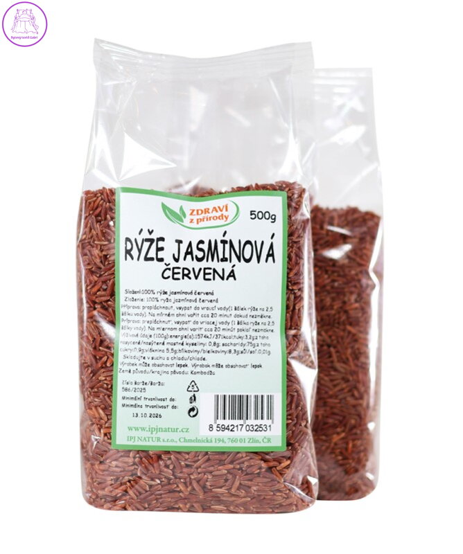 Rýže jasmínová červená 500g ZP 6038