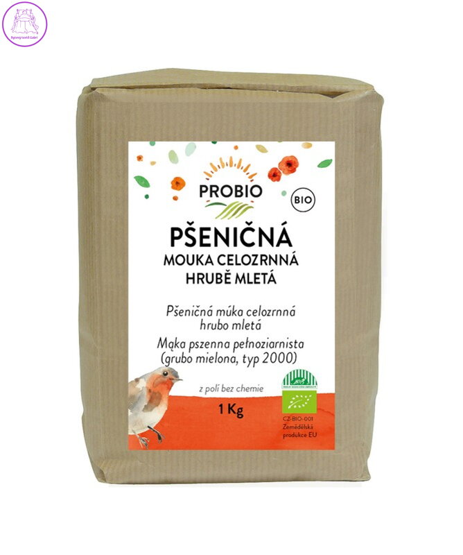 Mouka pšeničná celozrnná hrubá BIO 1kg Probio 1488