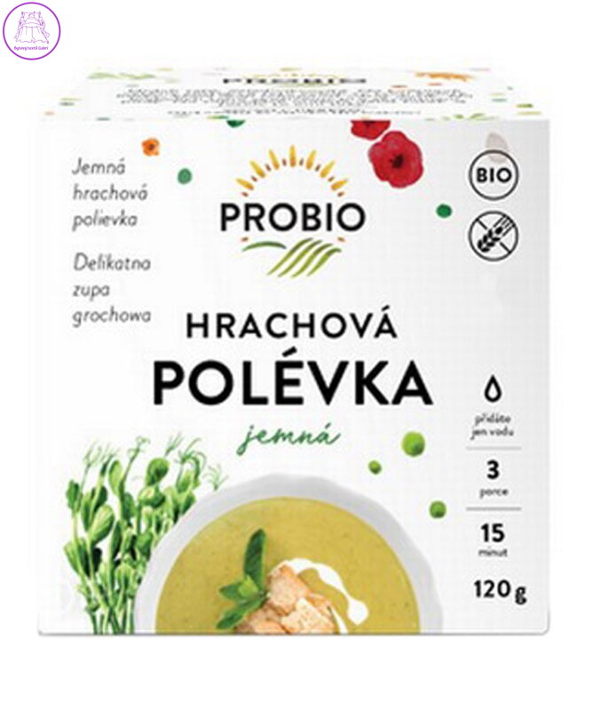 Polévka hrachová jemná BIO 120g Probio bez lepku 1491