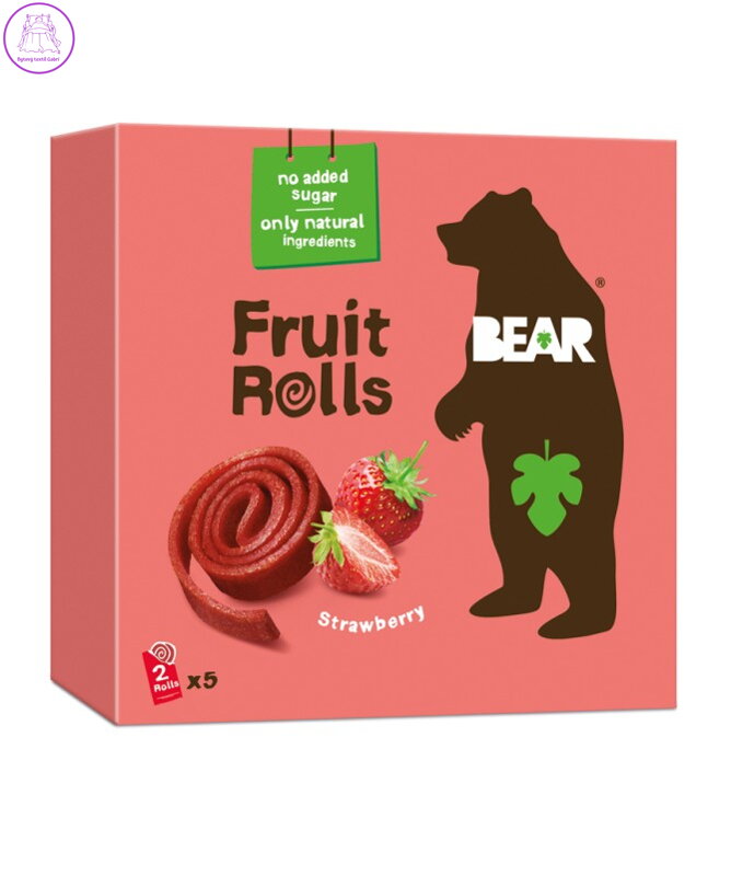 Bear rolls jahoda 5x20g bez lepku 3197