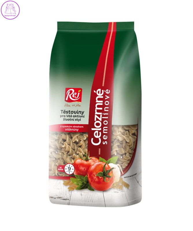 Těstoviny semolinové vřetena cel.  400g REJ 2736