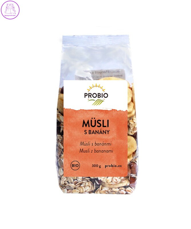 Musli šťavnaté s banány BIO 300g Probio 2624