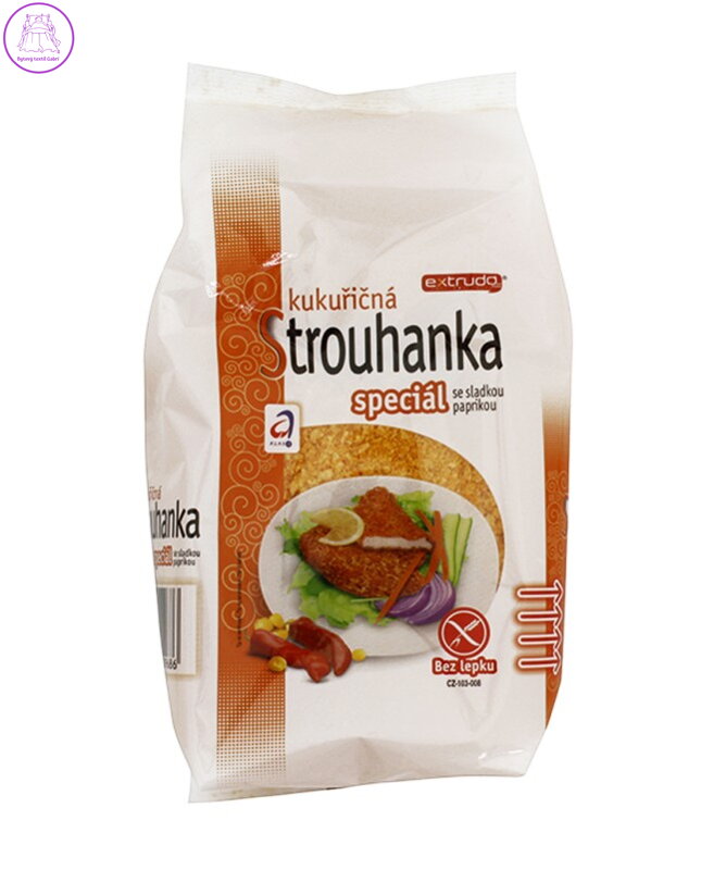 Strouhanka kukuřičná speciál s paprikou 200g Extrudo bez lepku 2694