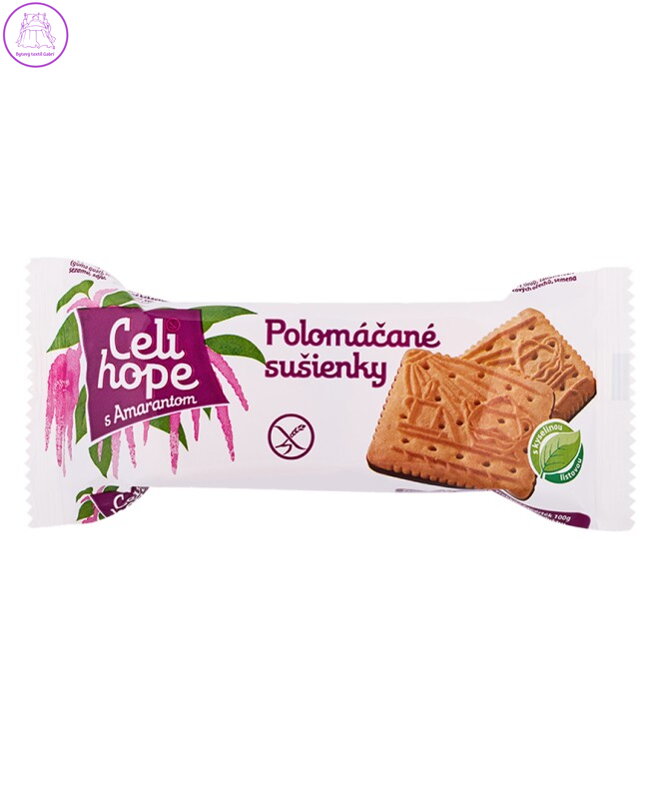 Celi hope sušenka polomáčená 90g bez lepku 3227
