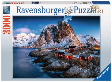 RAVENSBURGER Puzzle Hamnoy, Lofoty 3000 dílků