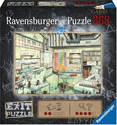 RAVENSBURGER Únikové EXIT puzzle Laboratoř 368 dílků