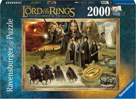 RAVENSBURGER Puzzle Pán prstenů: Společenstvo prstenu 2000 dílků