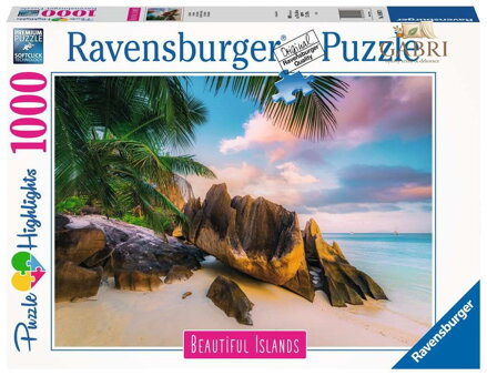 RAVENSBURGER Puzzle Nádherné ostrovy: Seychely 1000 dílků