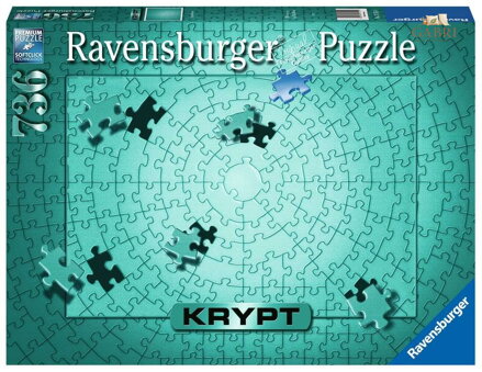 RAVENSBURGER Metalické puzzle Krypt Metallic Mint 736 dílků