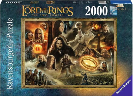 RAVENSBURGER Puzzle Pán prstenů: Dvě věže 2000 dílků