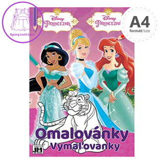Omaľovánka JM A4 - Princezné